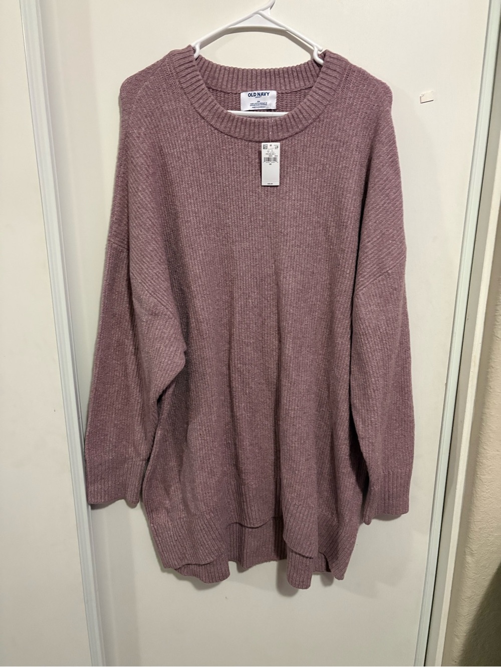 New Old Navy So Soft Crew Neck Pullover Sweater Women’s Size 3X Purple